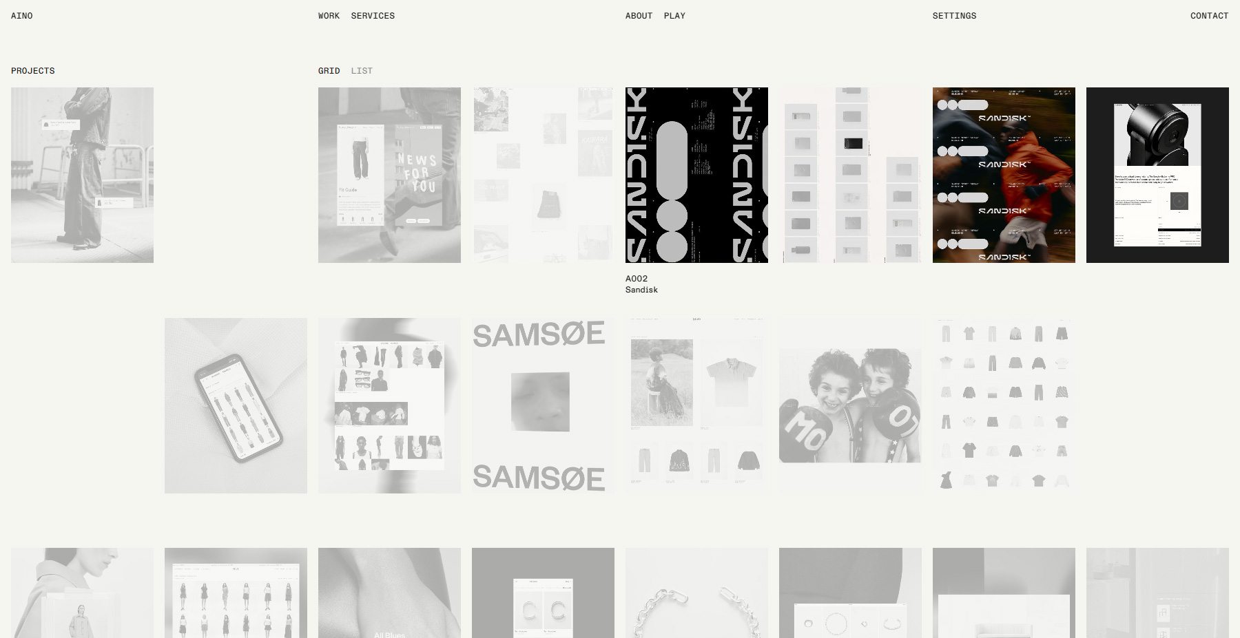 aino.agency - Website of the Day