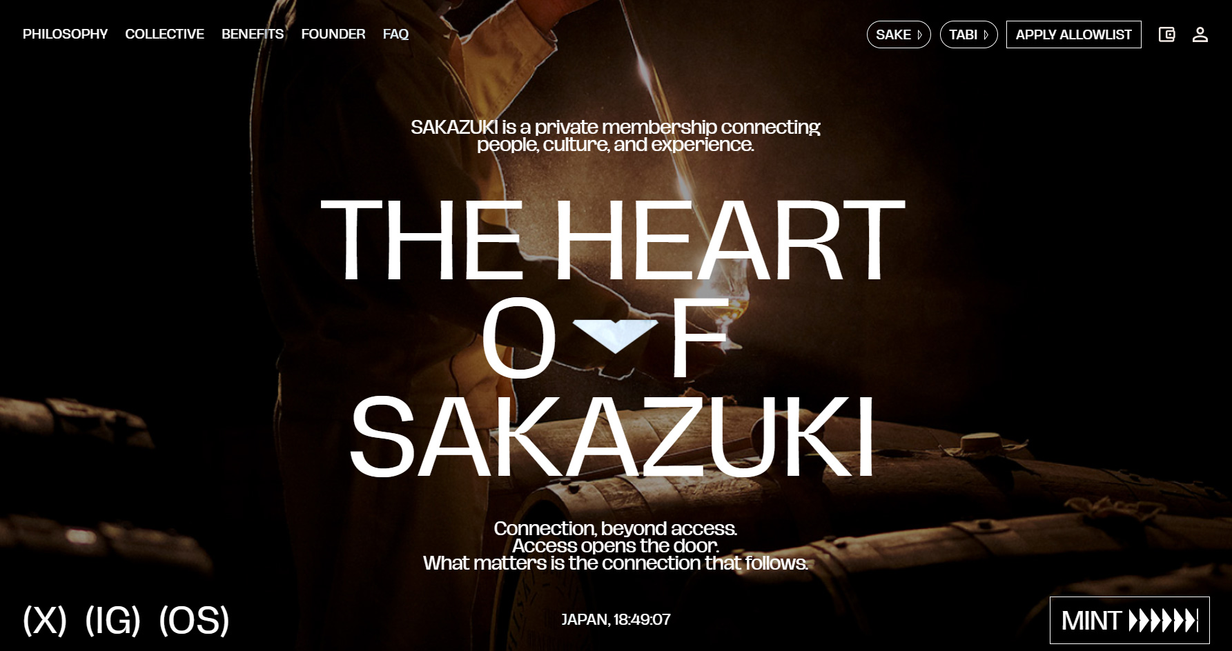 sakazuki - Website of the Day