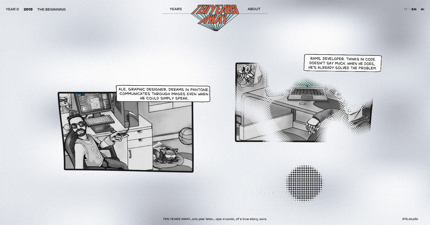 Ten Years Away - Website of the Day