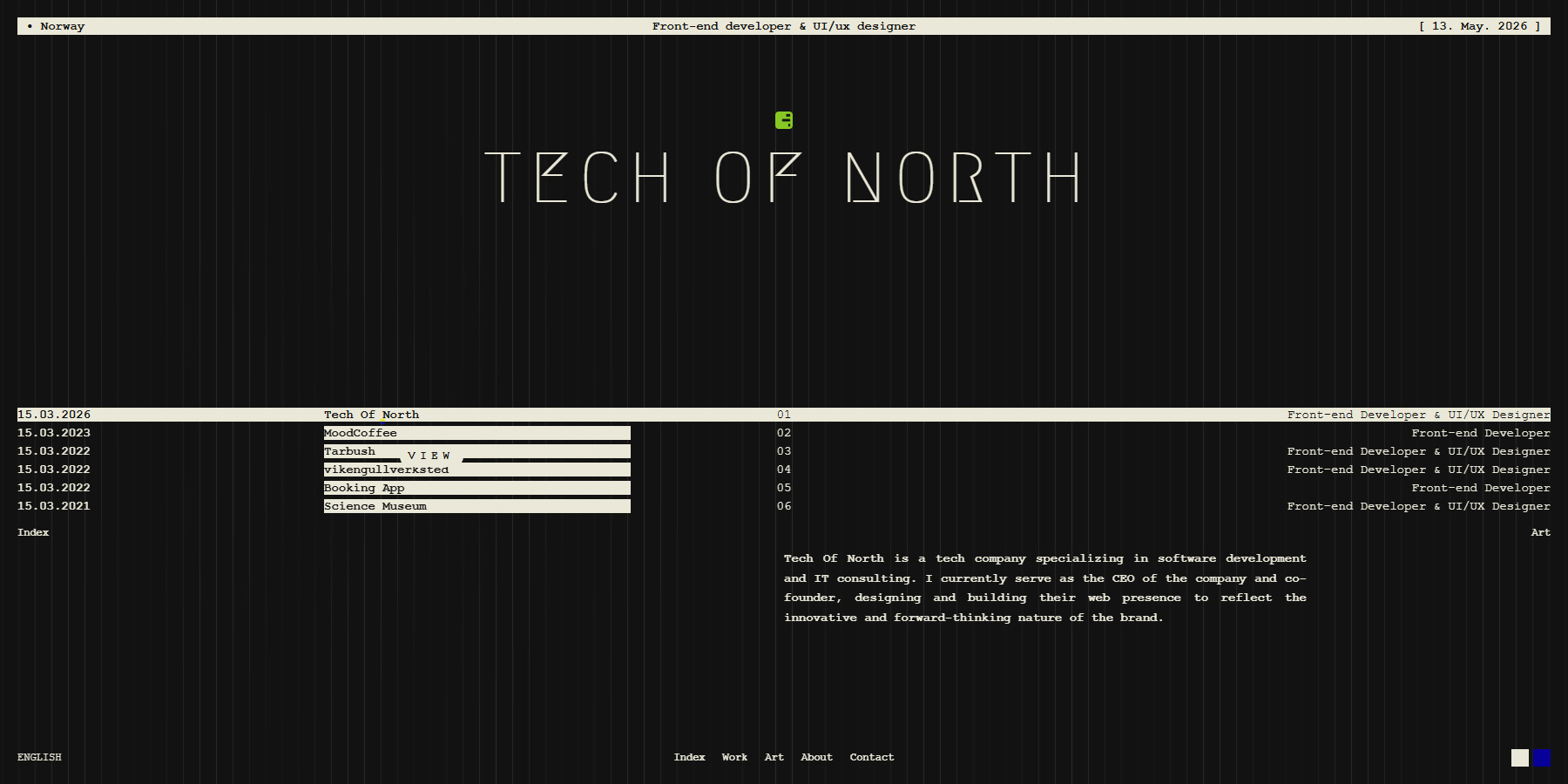 Alan Brim Portfolio  - Website of the Day