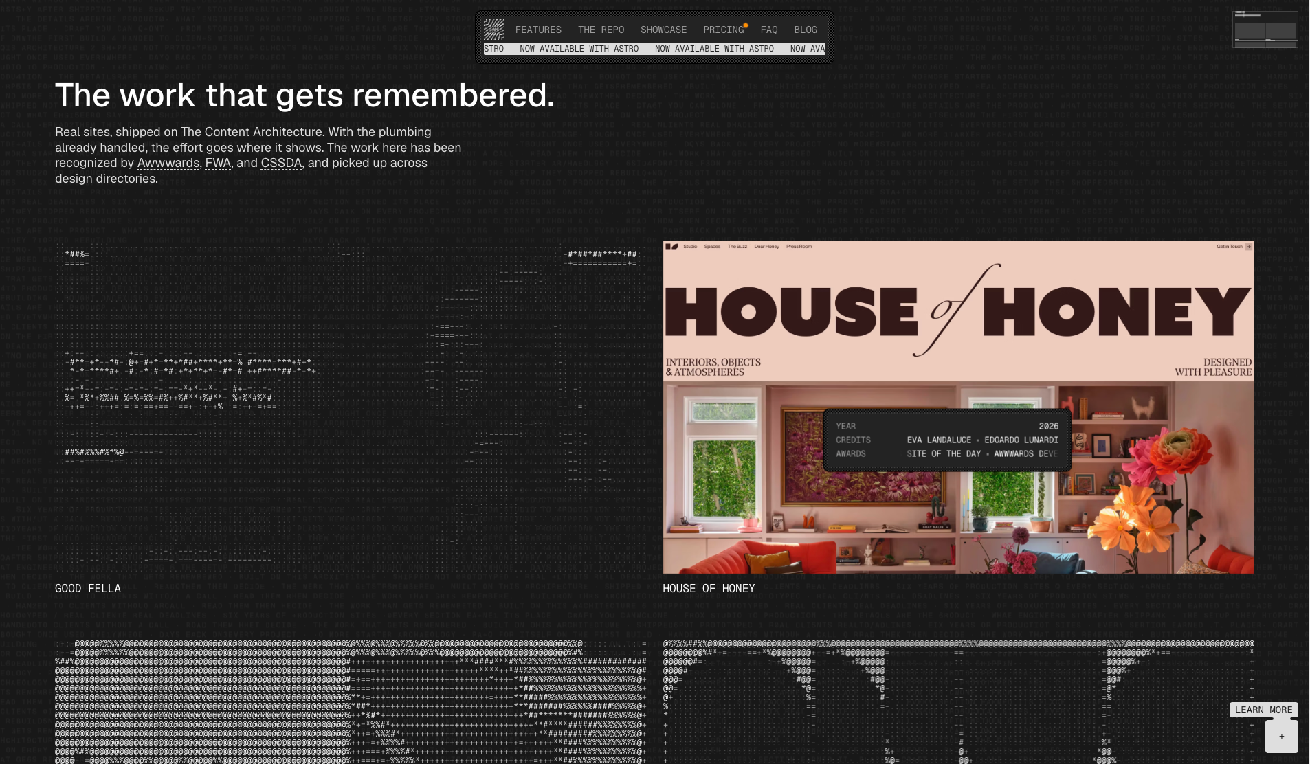 The Content Architecture - Website of the Day