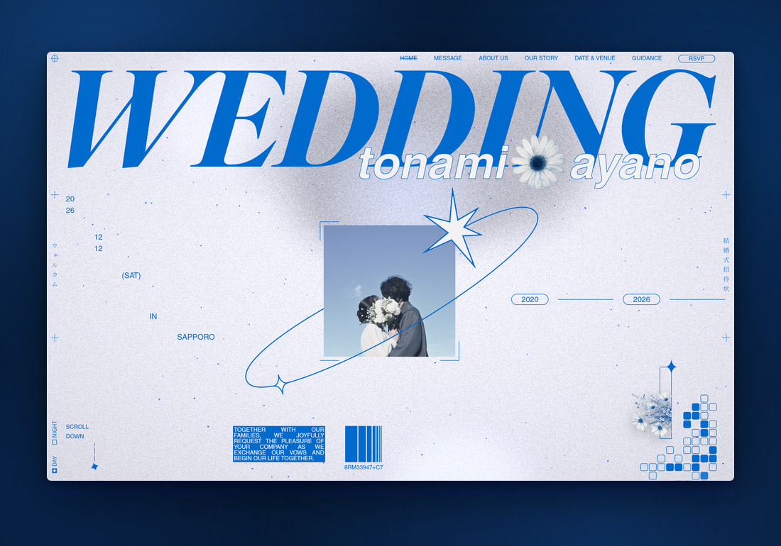 Tonami & Ayano Wedding Invitation