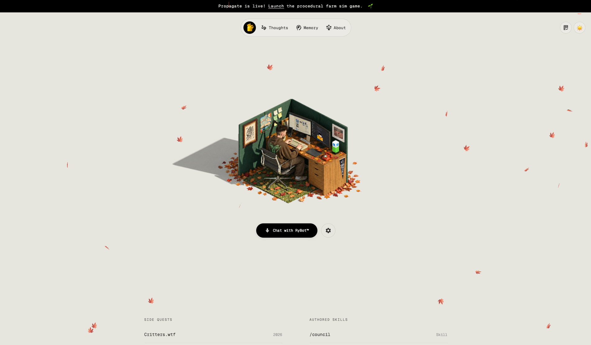 Desk of Ry - Website of the Day