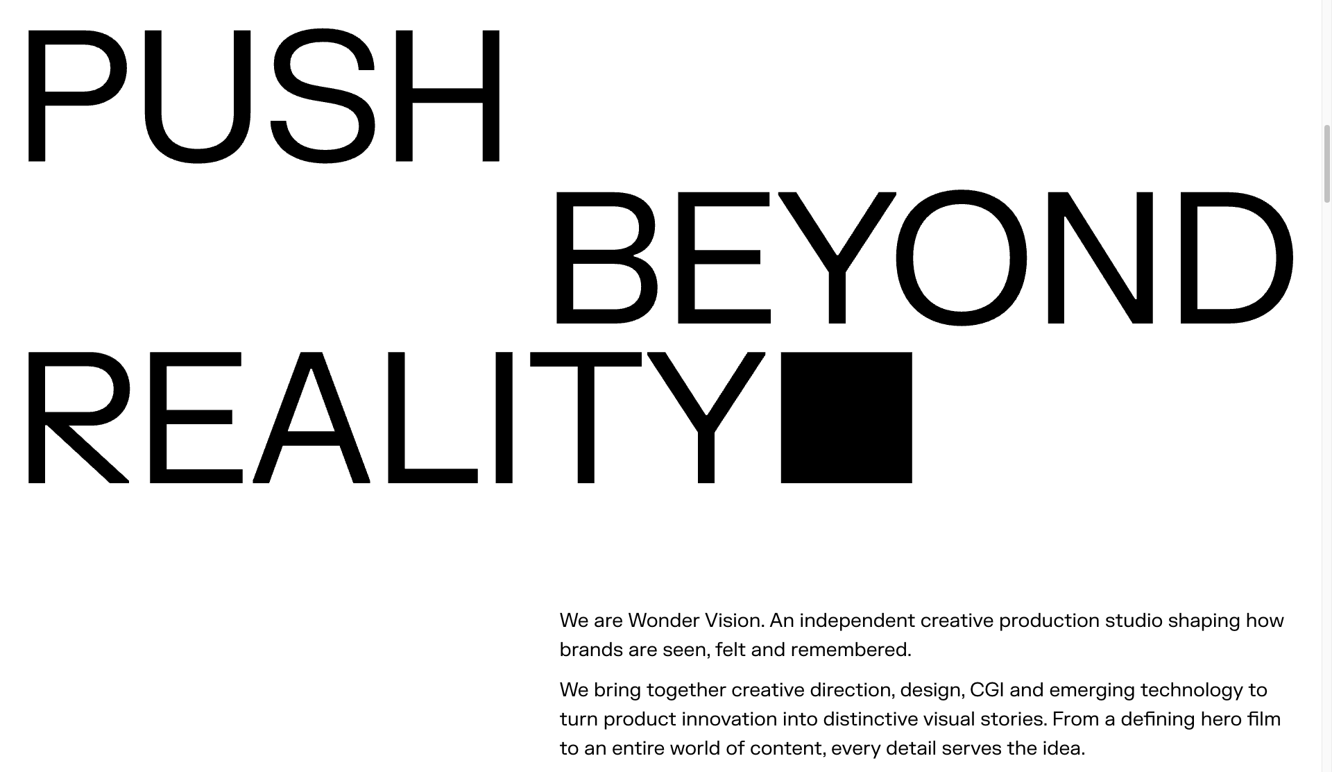 Wonder Vision - Website of the Day