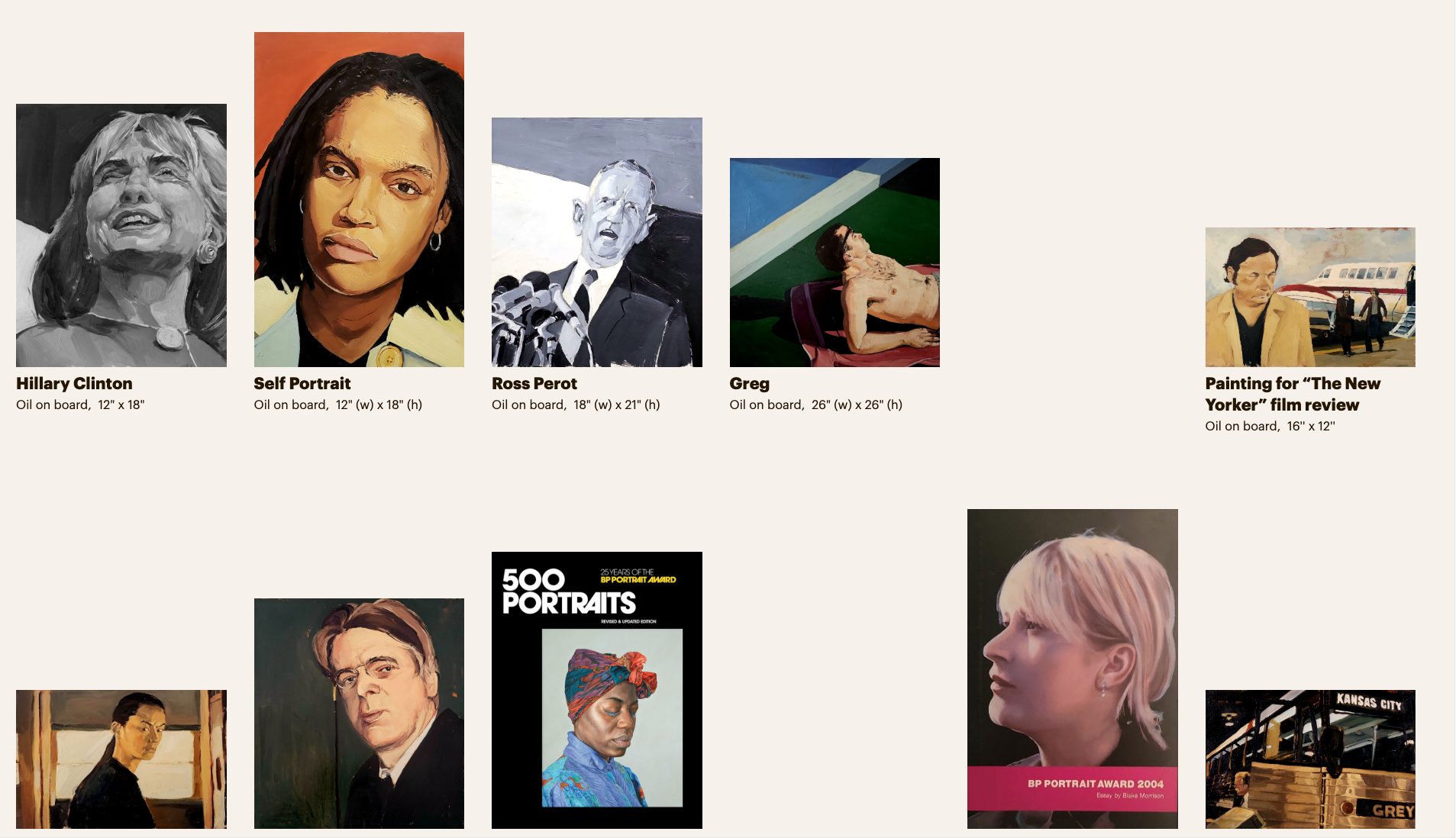 Artist Portfolio - Website of the Day