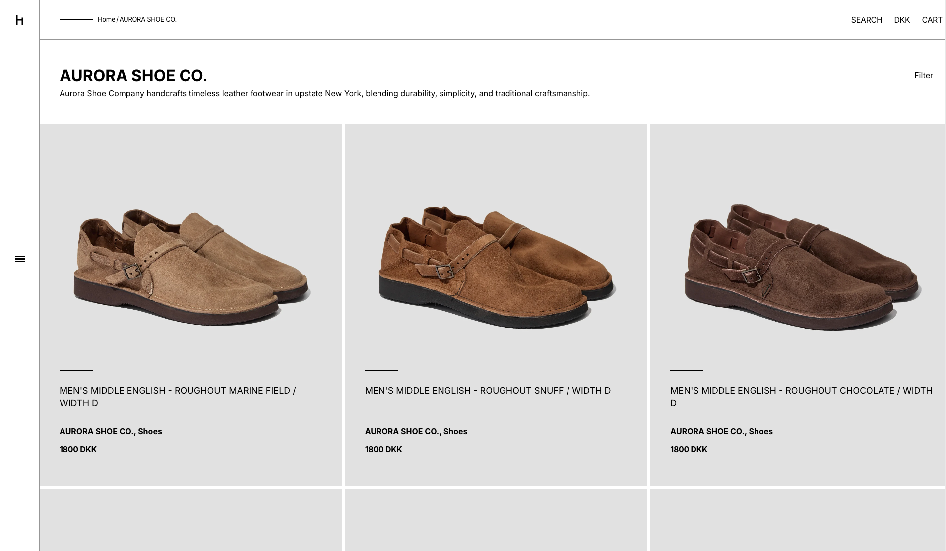 Harresø Concept Store - Website of the Day