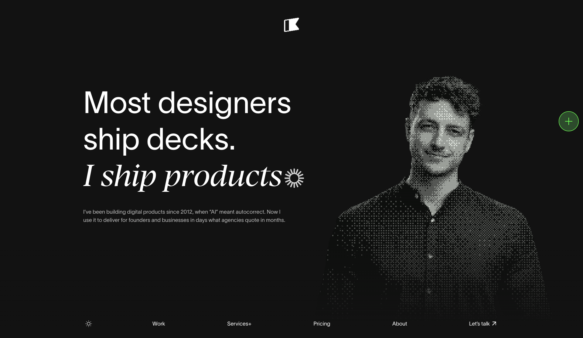 Principle Designer - Portfolio - Website of the Day