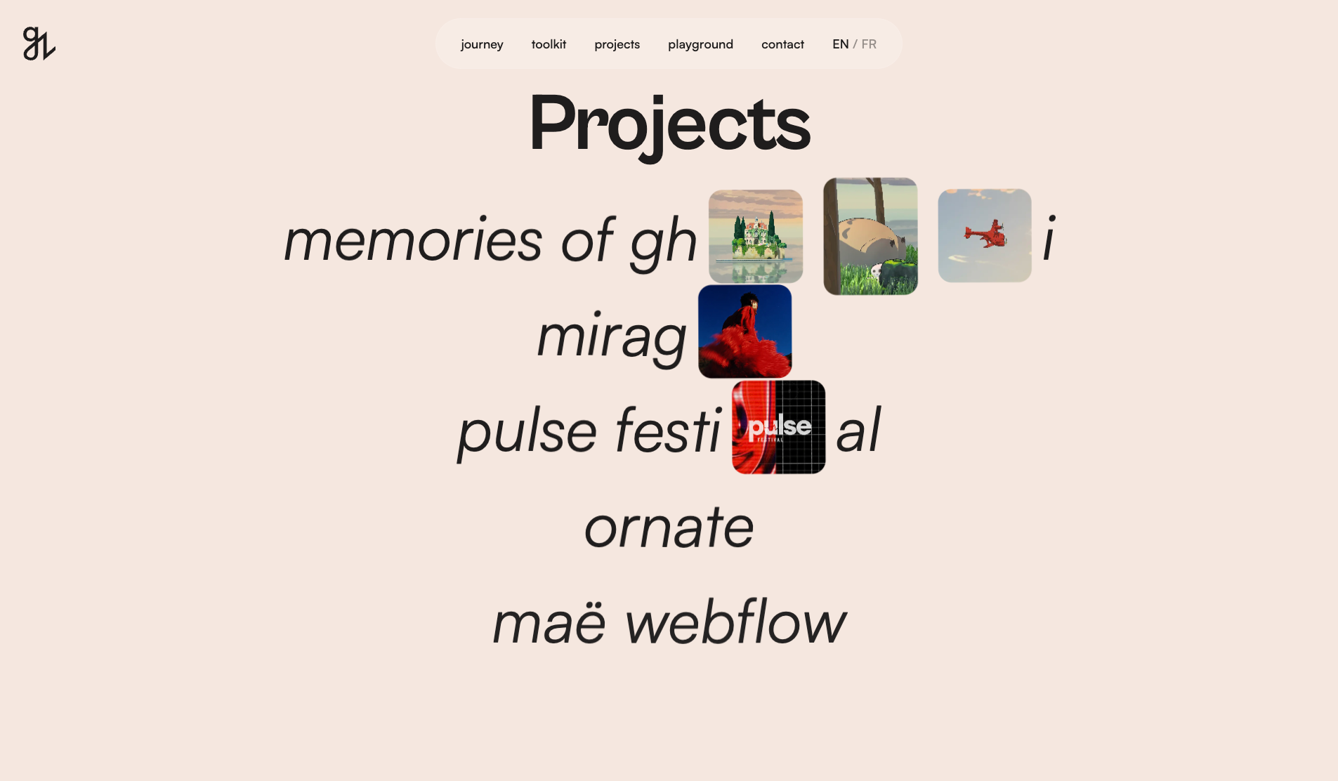 Guillaume Zhu Portfolio - Website of the Day